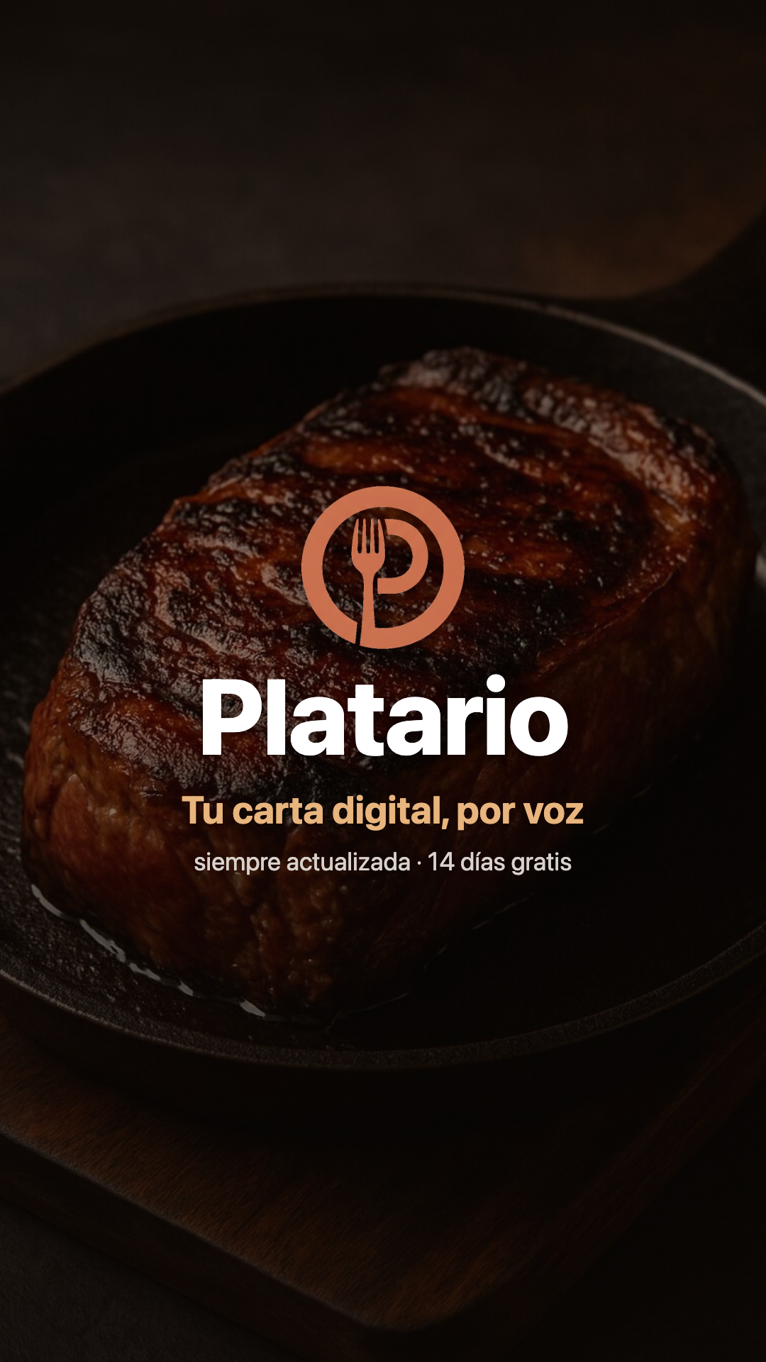 Demo de Platario — tu carta digital, por voz